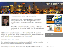 Tablet Screenshot of howtosendafax.org